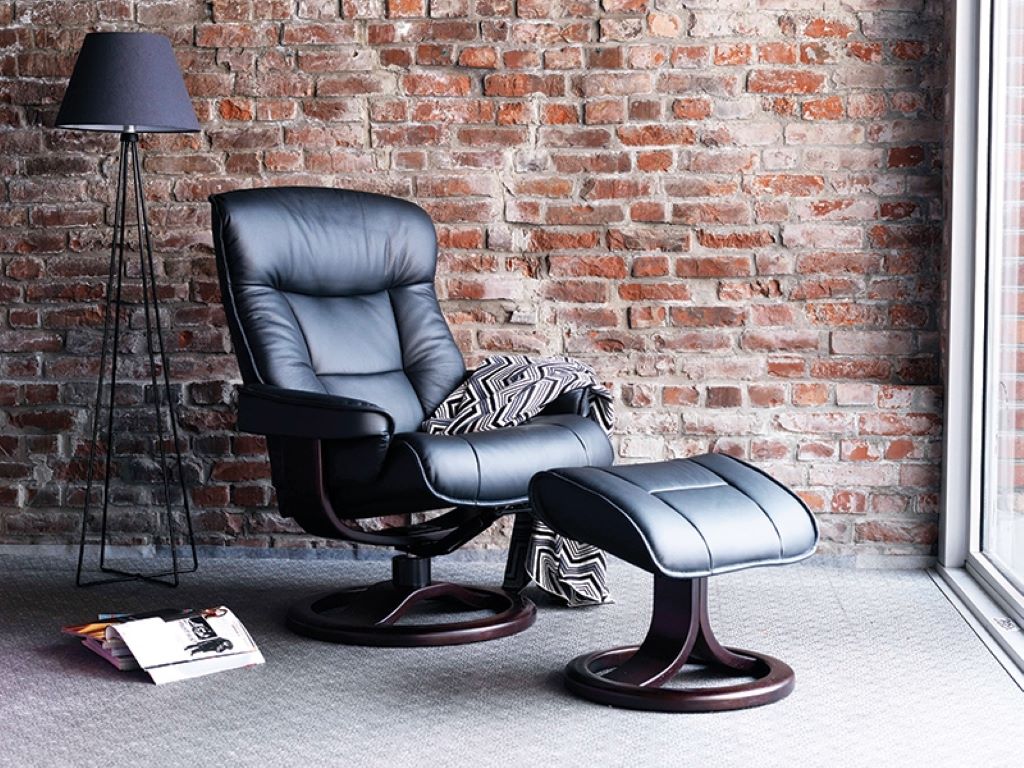 Bergen Recliner & Footstool